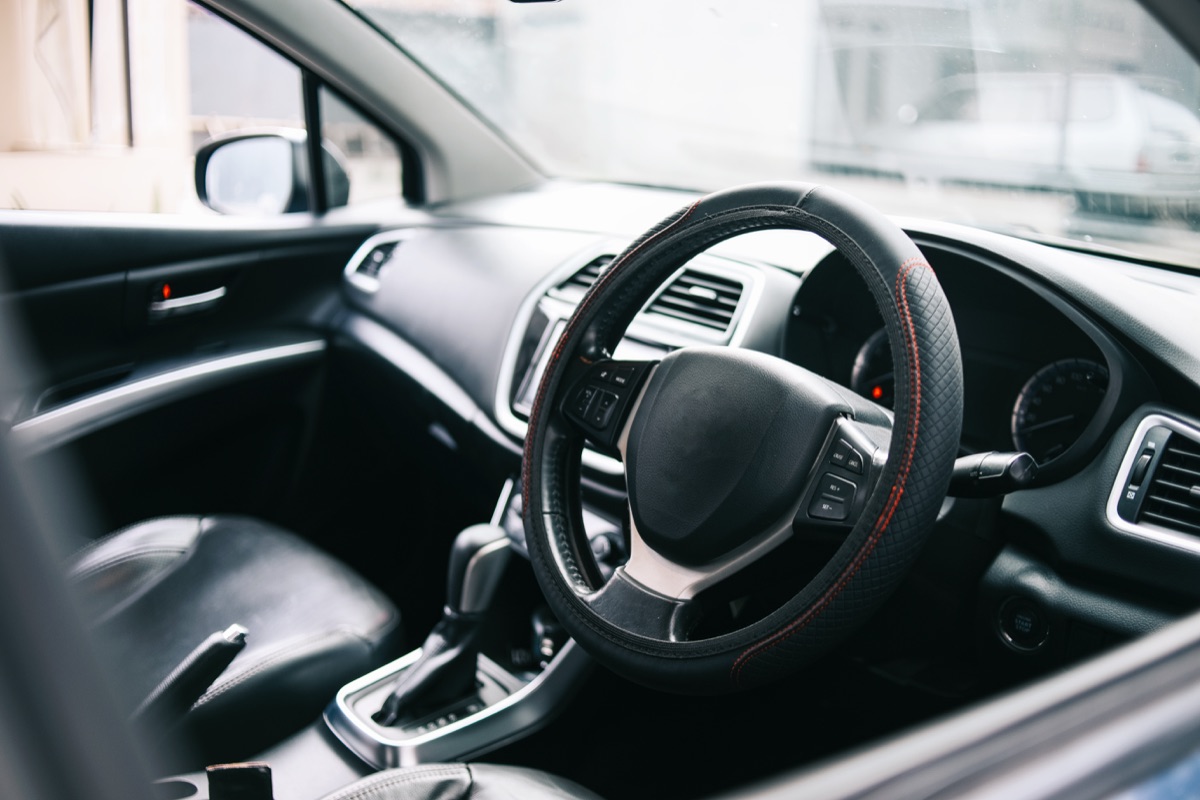 Modern car interior